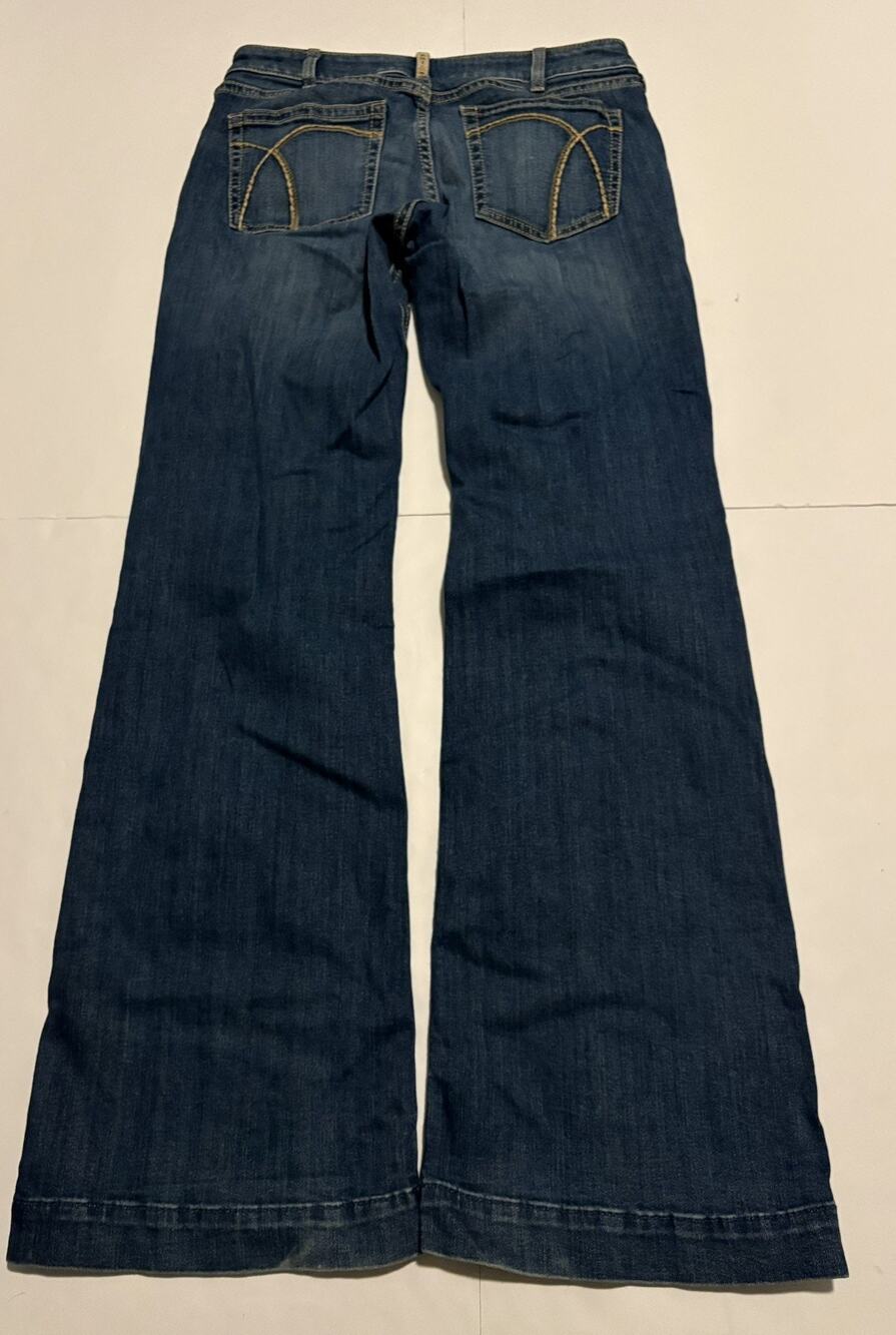 Ariat REAL Women’s 30L Mid Rise Slim Trouser Jeans Wide Leg Western